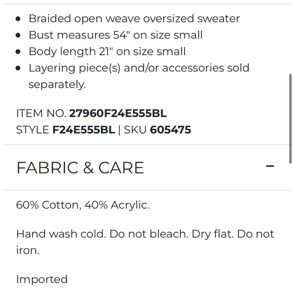 HYFVE Short Sleeve Sweater Top Cream Size Small - Picture 5 of 5